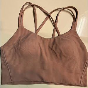 LuLu Lemon crop top double strap
